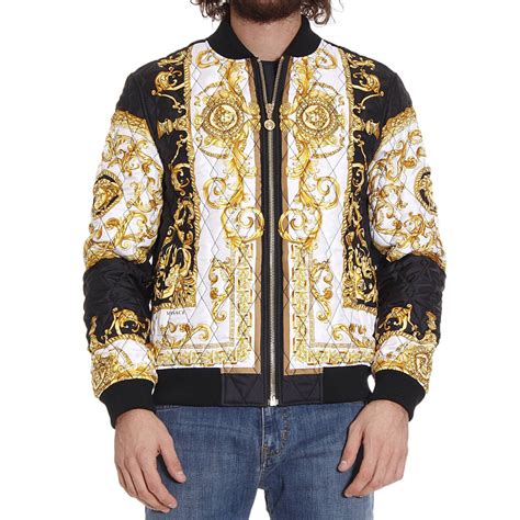 versace tiger blue black jacket|Versace jackets for men.